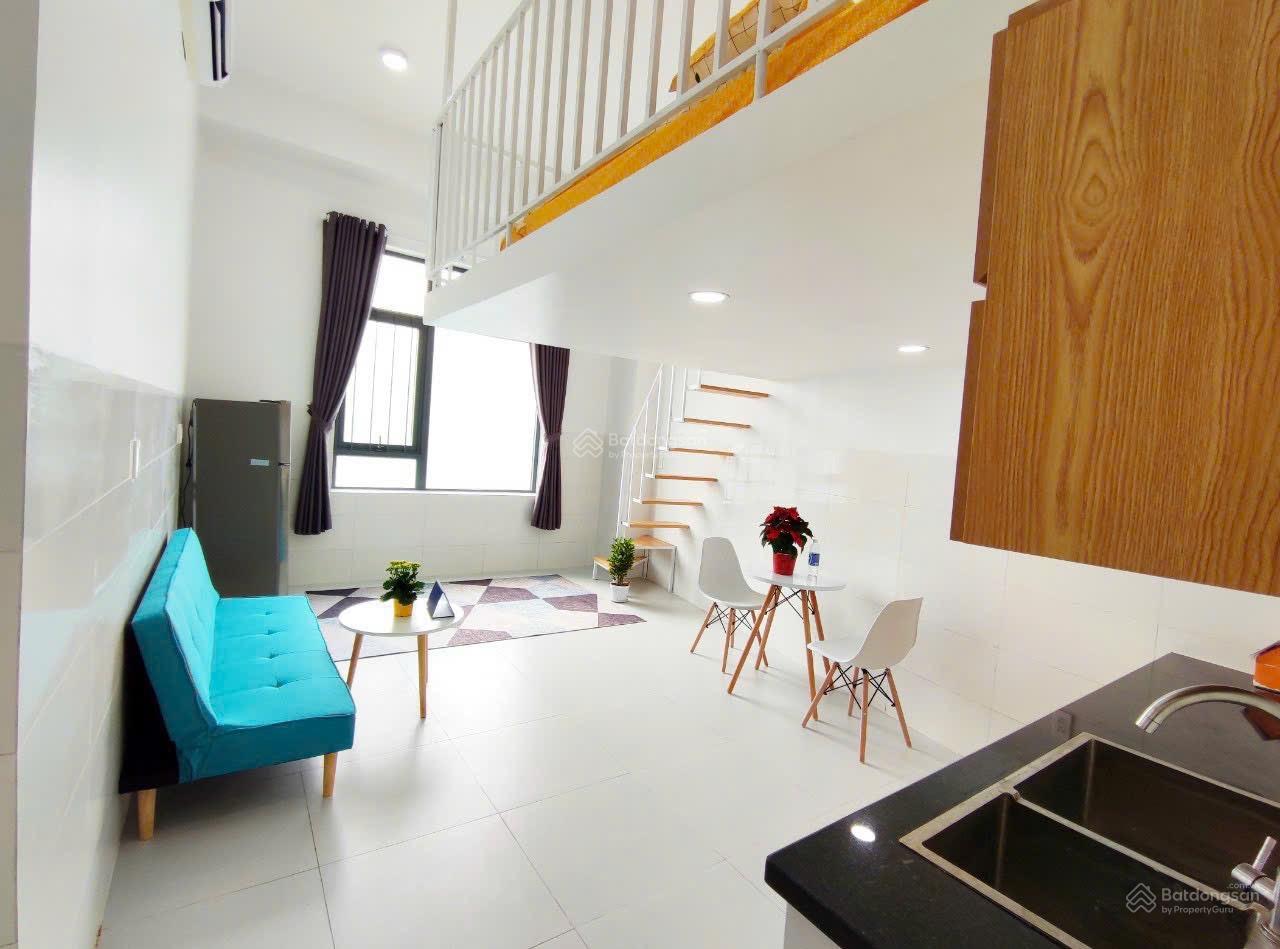 Cho thuê Căn hộ 45m² gác cao P8 Tân Bình - Gần Bảy Hiền, Full nội thất