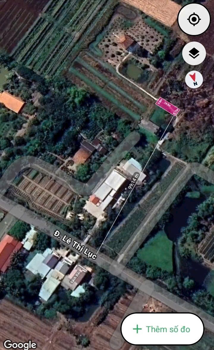 Đất Thổ Cần Giuộc 82.7m² Sổ Hồng Sẵn - Giá 450 Triệu