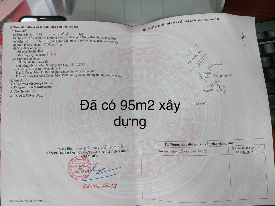 Đất nền Bắc Lý 140m² - Sổ đỏ chính chủ, tiềm năng tăng giá!