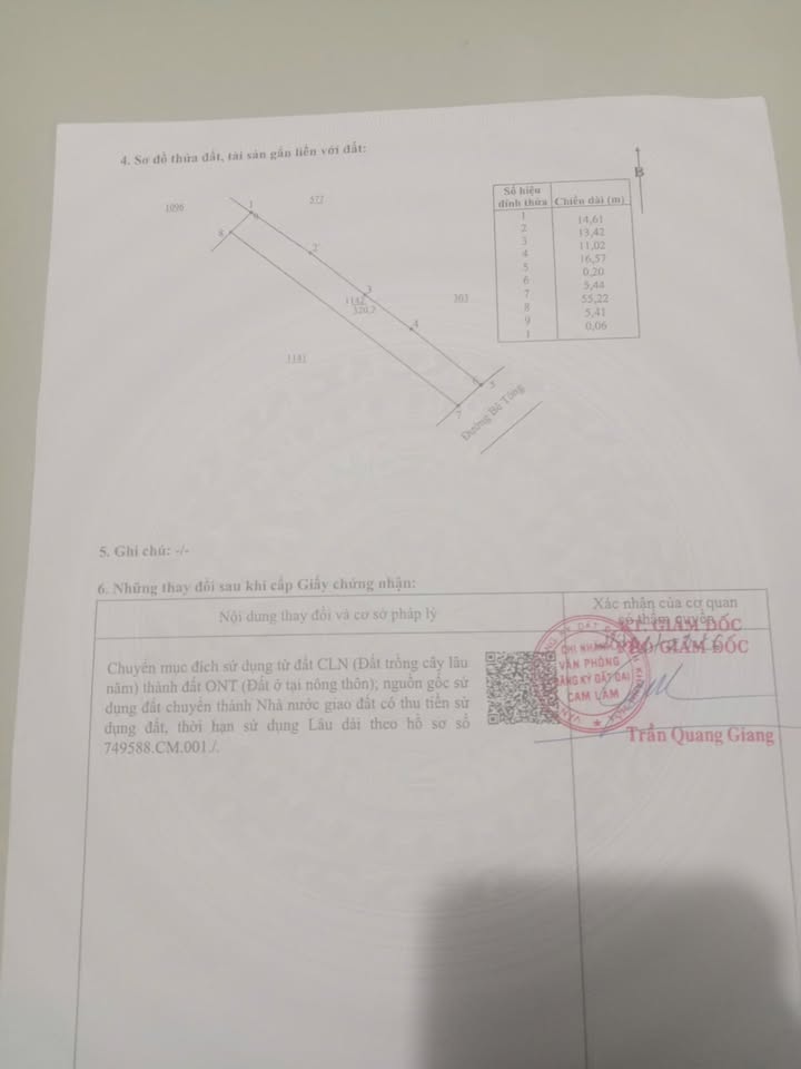 Đất Nền Cam Lâm 309m² Full Thổ Cư - Gần Trường Tiểu Học Cam Phước Tây 2