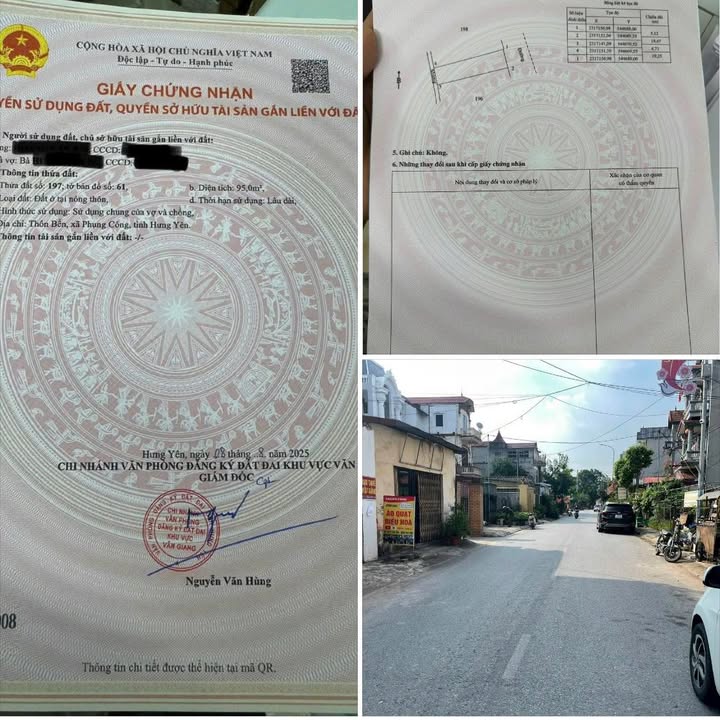 Đất Nền Phụng Công, Văn Giang 95m² - Tặng Nhà Kinh Doanh Ngay