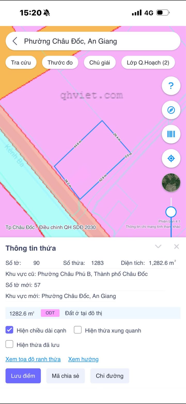 Nhà Mặt Tiền Thủ Khoa Huân, Châu Đốc - 53m², 1.53 Tỷ, Gần Chợ