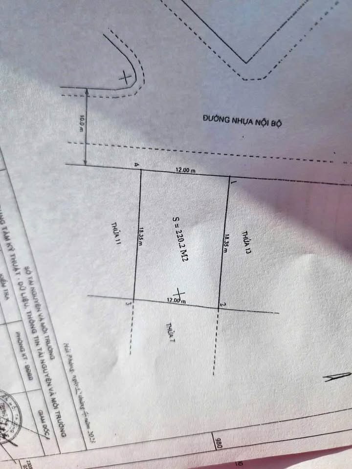 Đất nền An Đồng, An Dương 220m² - Sổ hồng chính chủ!