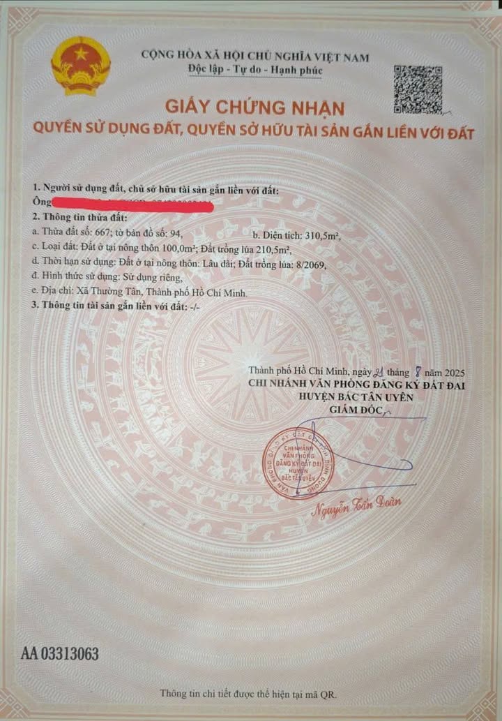 Bán Đất Mặt Tiền DT746 Bắc Tân Uyên 440m² - Kinh Doanh/Đầu Tư Sinh Lời