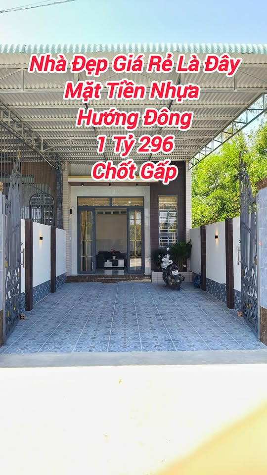 Nhà Mới Hiện Đại Đường Nhựa 210m² Hướng Đông - Xã Trường Đông, Tây Ninh