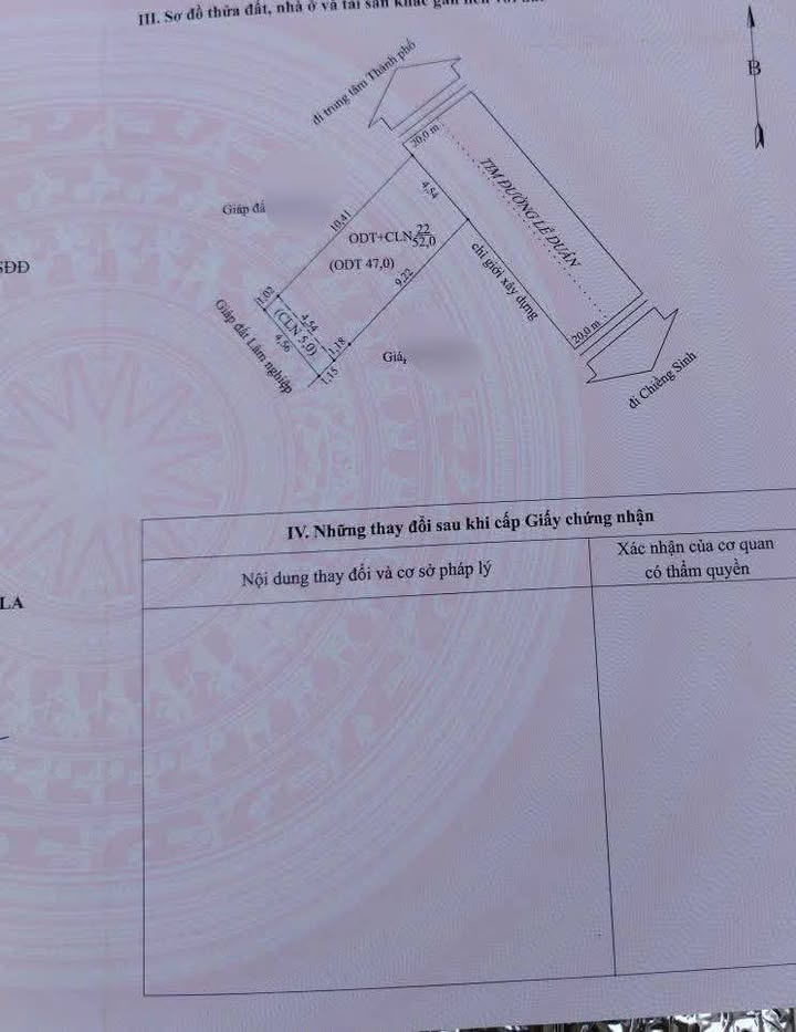 Bán gấp đất mặt QL6, TP Sơn La - 47m² thổ cư, kinh doanh tốt