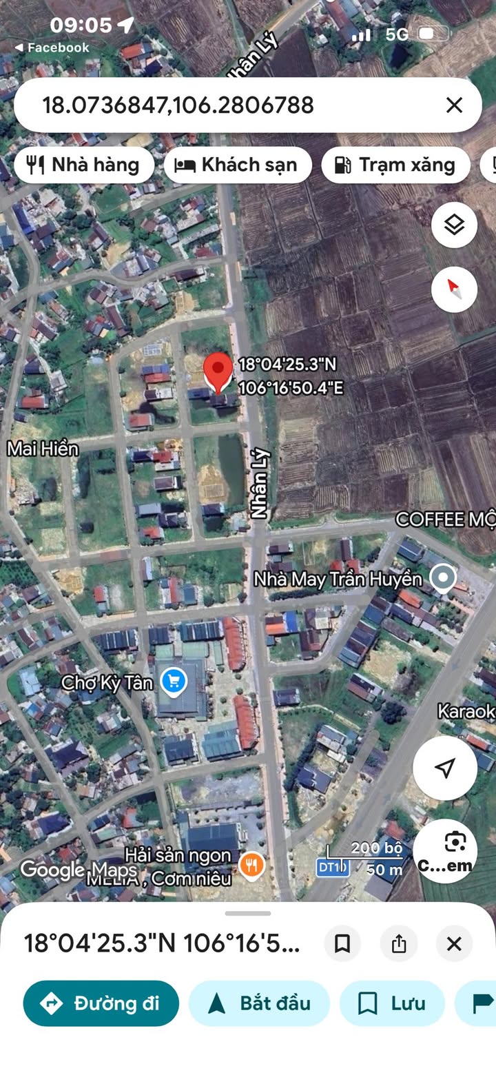 Mặt tiền kinh doanh 120m² Trục chính Nhân Lý, Kỳ Tân - Giá tốt