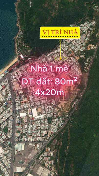 Nhà 1 Mê Lệch Tầng 80m² Mặt Tiền Võ Phước, Quy Nhơn - Giá 4.95 Tỷ