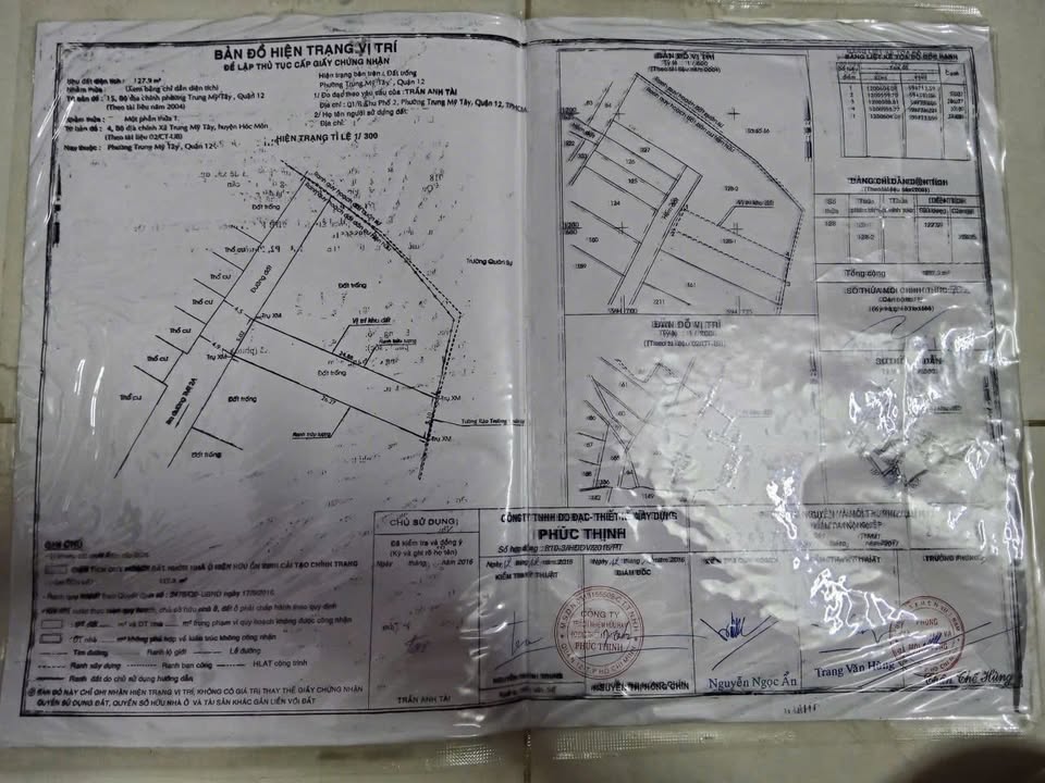 Đất nền Trung Mỹ Tây, Quận 12, 130m² - Sổ hồng riêng, tiềm năng sinh lời!