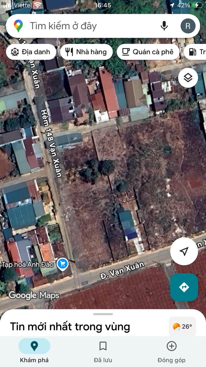 Đất nền Hẻm 148 Vạn Xuân BMT 125m² - Đất thổ cư 100%!