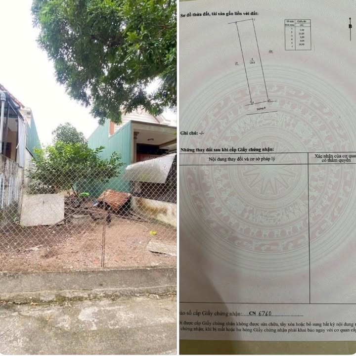 Đất Phường Nghĩa Lộ - 125m² Full Thổ Cư, Giá 1.0xx Tỷ, Sổ Hồng Sẵn