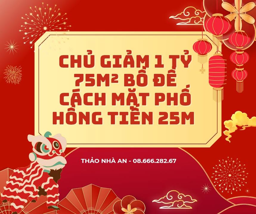 Đất nền Bồ Đề Long Biên 75m² - Sổ đỏ chính chủ, ô tô vào nhà!