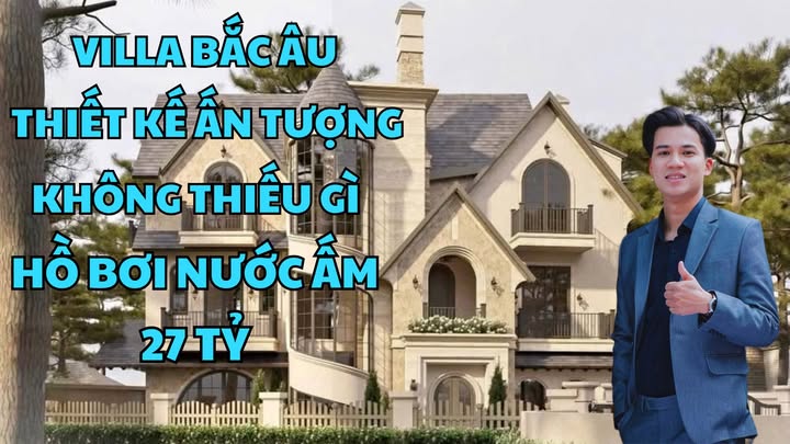 Villa Châu Âu KQH An Sơn Đà Lạt 300m² 27 Tỷ - Vị trí đẹp giữa rừng thông