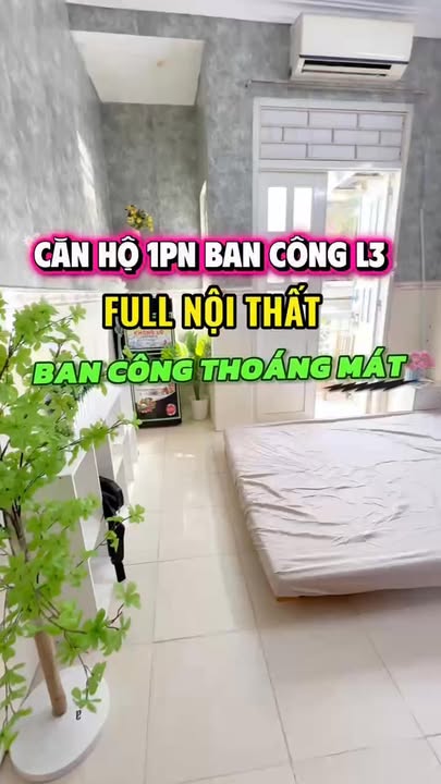 CHDV Quận 10 Thành Thái 4.8 triệu - Full nội thất, có ban công!