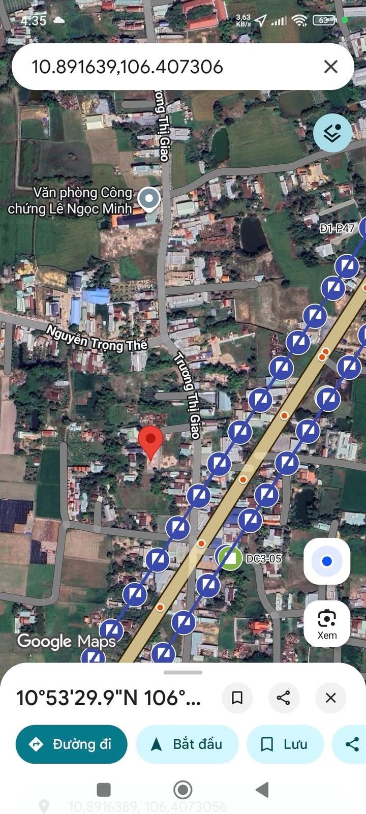 Đất nền Hậu Nghĩa Đức Hòa 570m² - Đất thổ cư 100%, Sổ đỏ trao tay!