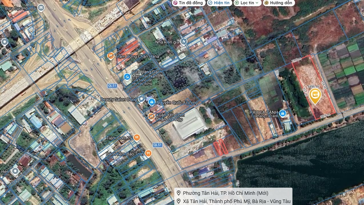 Đất nền Phú Mỹ 4466m² giá 19.5 tỷ - Sổ đỏ chính chủ, tiềm năng cực lớn!