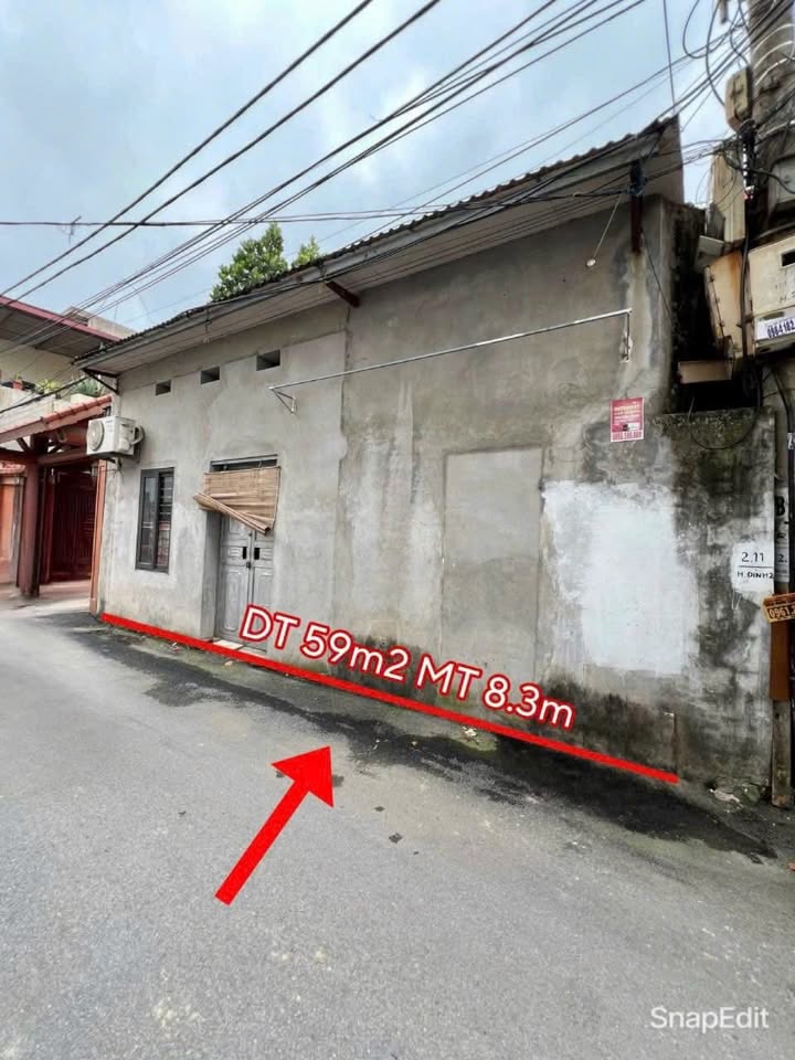 Đất nền Hoà Đình Võ Cường 58.9m² - Tiềm năng tăng giá!