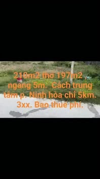 Đất Nền Hòa Trí 210m² - Sổ Đỏ Chính Chủ, Xây Dựng Tự Do!