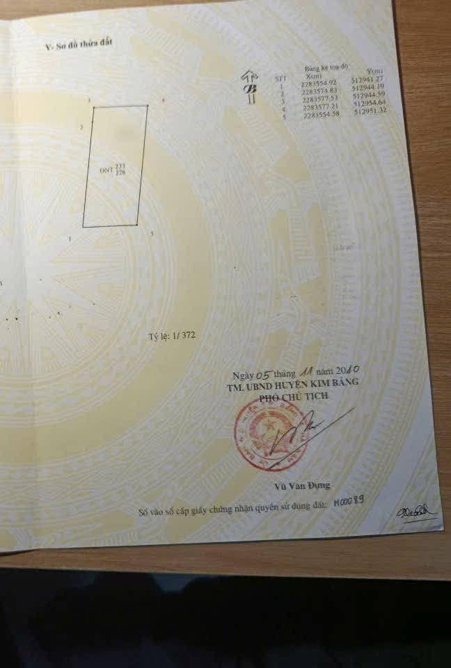 Bán đất Kim Bảng 228m² giá 4.56 tỷ - Sổ đỏ chính chủ, kinh doanh đỉnh!