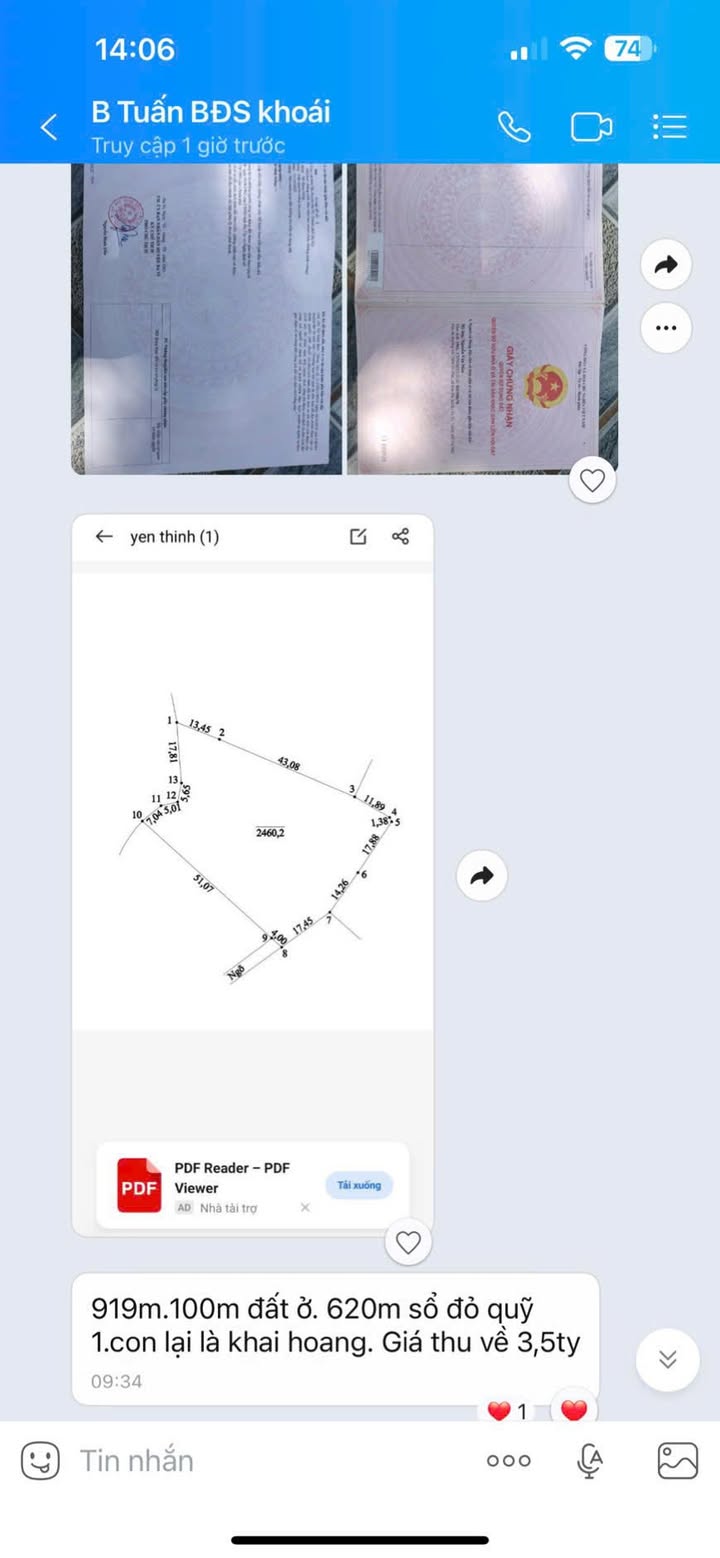 Đất nền Ba Vì 919m² sổ đỏ, gần TL413 - Đầu tư sinh lời