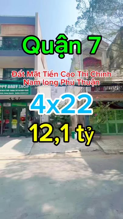 Đất nền KDC Nam Long Q7 92m² 12.1 tỷ - Vị trí vàng đối diện công viên!