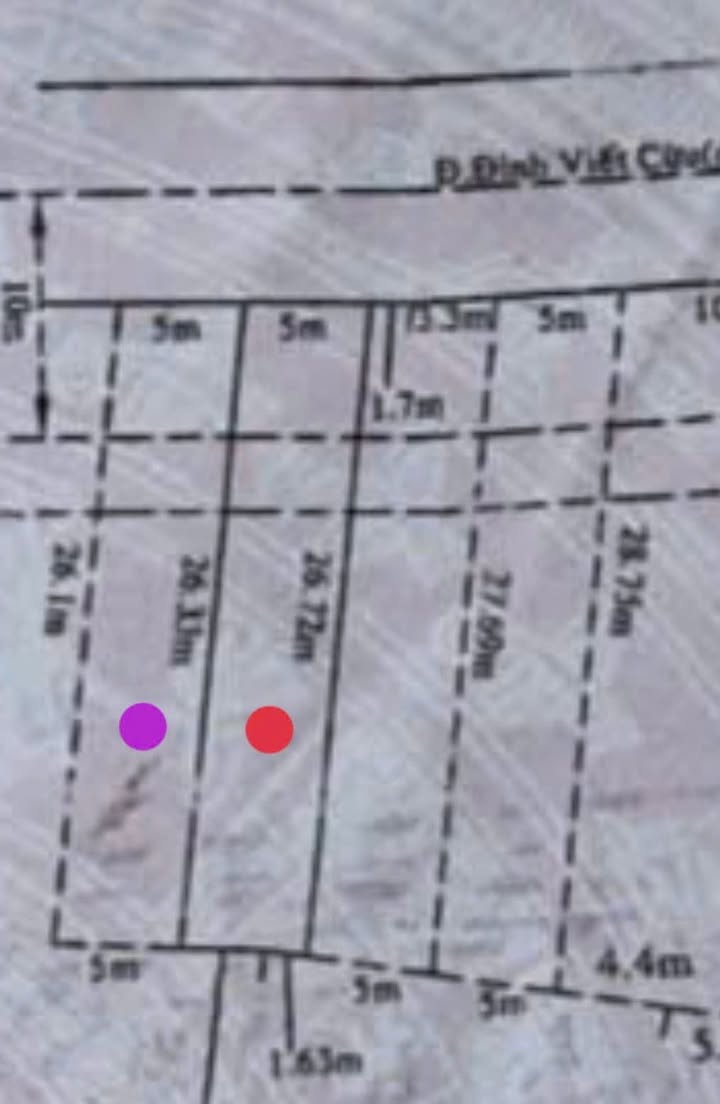 Đất nền mặt tiền Đinh Viết Cừu, Long An - 130m² giá tốt