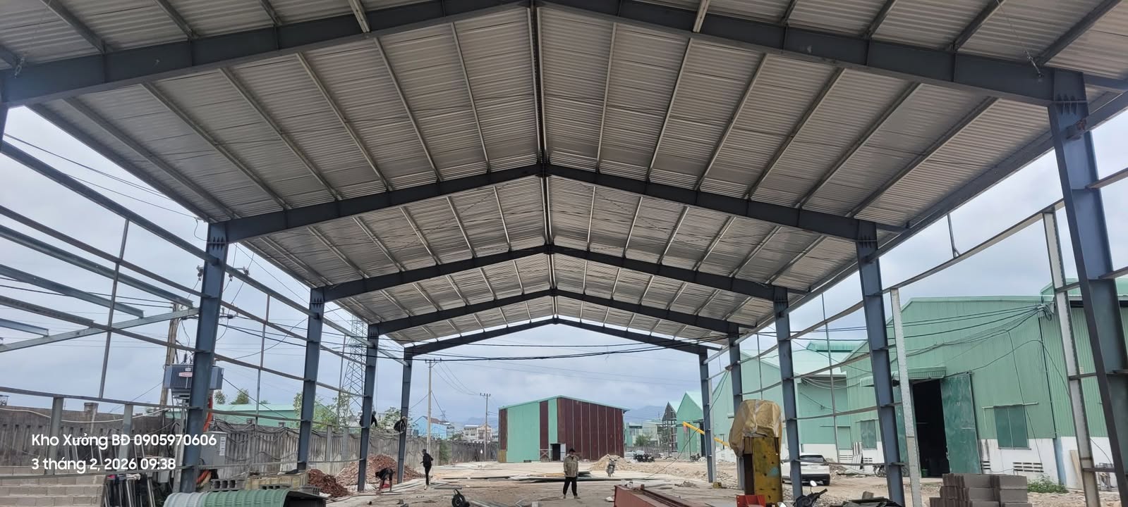 Cho thuê kho 850m² Cụm CN Phước An, Bình Định - Sẵn sàng hoạt động