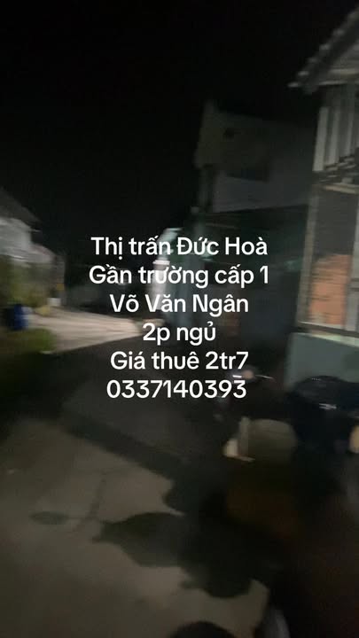 Thuê nhà xã Bình Minh, TP. Tây Ninh 2PN giá 2.7 triệu - Giá tốt hiếm có!