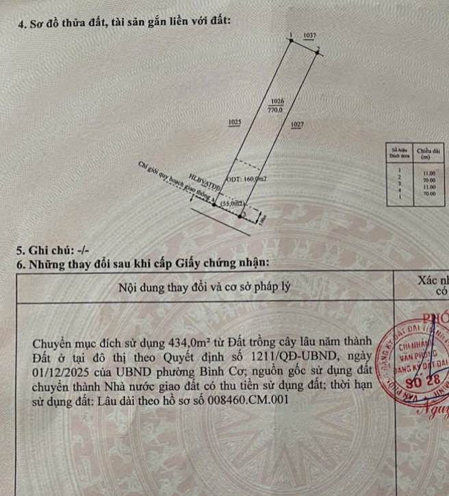 Bán Đất Hội Nghĩa Tân Uyên 770m² Giá 7 Tỷ - Sổ Đỏ Chính Chủ