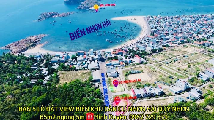 Bán Đất Nền Nhơn Hải Quy Nhơn - Sổ Hồng Chính Chủ, Giá Tốt
