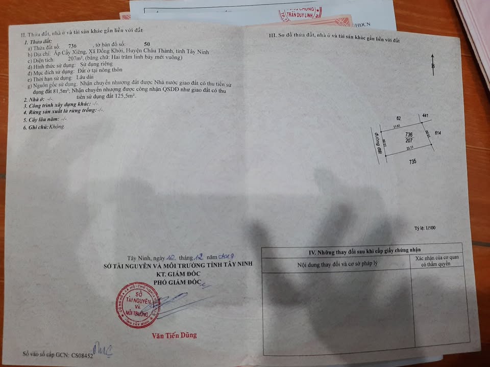 Đất Nền Châu Thành Tây Ninh 200m² - Sổ Hồng Riêng, Giá F0 900 Triệu