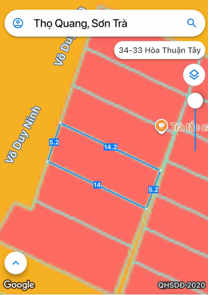 Đất Nền Võ Duy Ninh, Sơn Trà 72m² - Tiềm Năng Tăng Giá Vượt Trội!