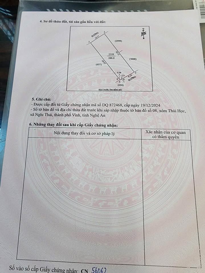 Đất Nền Nghi Lộc 288m² - 2 Mặt Tiền, Tiềm Năng Chia Lô Đầu Tư