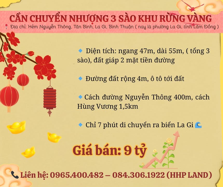 Bán Đất Vườn La Gi 10800m² - Sổ Hồng Riêng, Giá 9 Tỷ