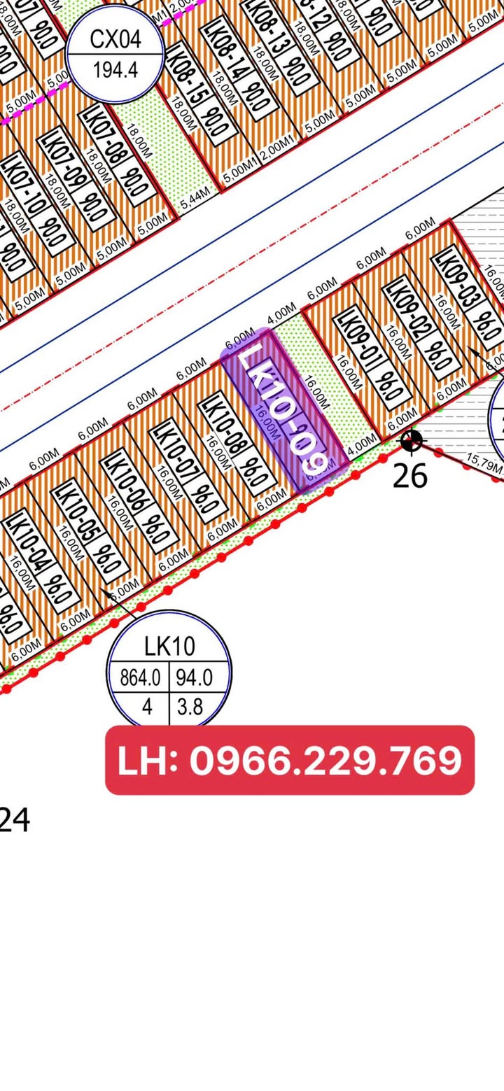 Đất Nền Vị Trí Vàng Lk10-09 Việt Trì 96m² - Kinh Doanh Đắc Lợi