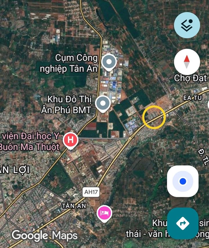 Đất Đắk Lắk: 211m² Full Thổ Cư Cạnh KĐT Tân An, Giá 6.6 Tỷ