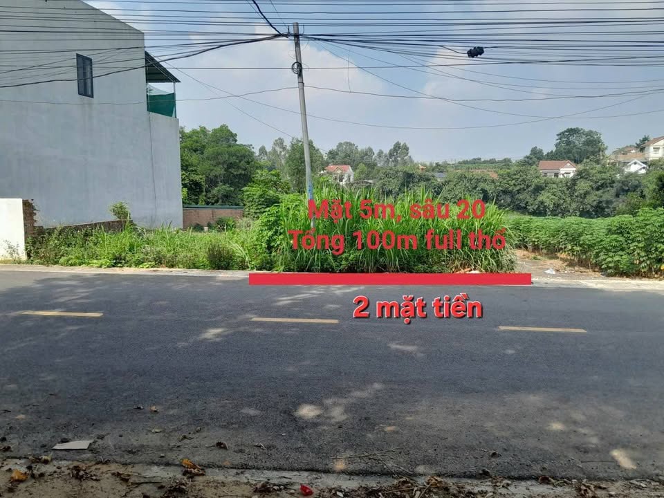 Đất nền Thanh Đình, Việt Trì 100m² - Sổ đỏ chính chủ, kinh doanh ngay!