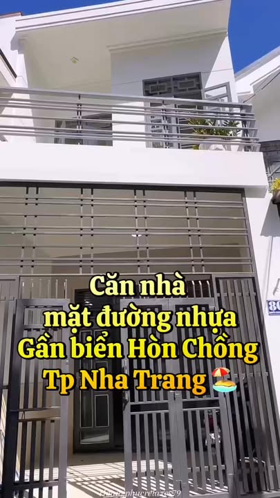 Nhà phố Hòn Chồng Nha Trang 58.6m² - Vị trí đẹp, sát biển!