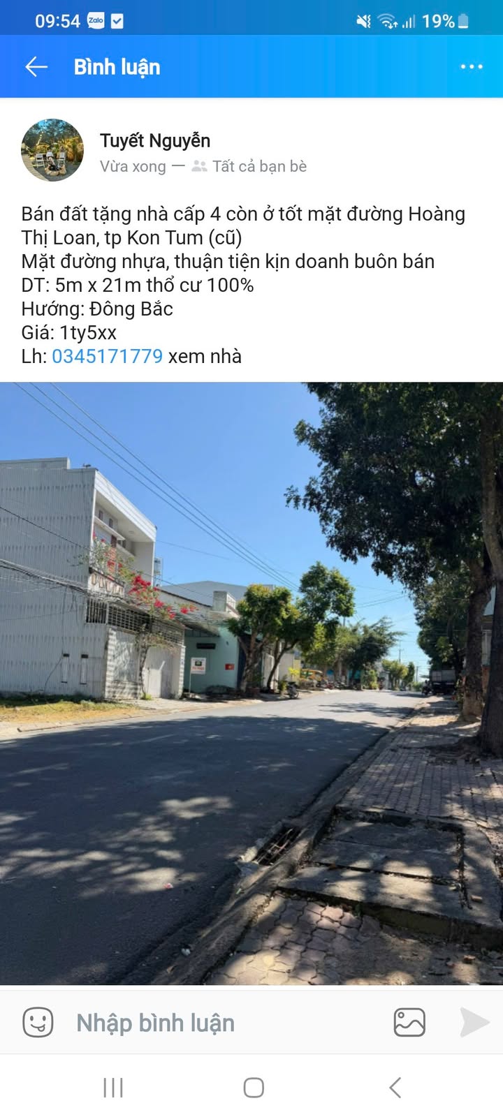 Bán Gấp Đất Tặng Nhà Mặt Tiền Hoàng Thị Loan, Kon Tum - 105m² Thổ Cư, Kinh Doanh Sầm Uất