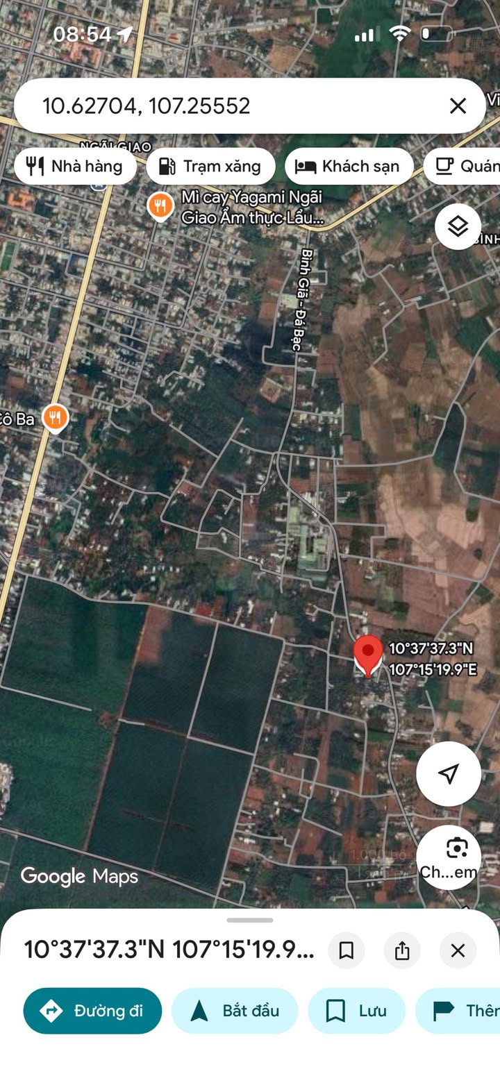 Đất nền Châu Đức 380m² giá 850 triệu - Sổ đỏ chính chủ