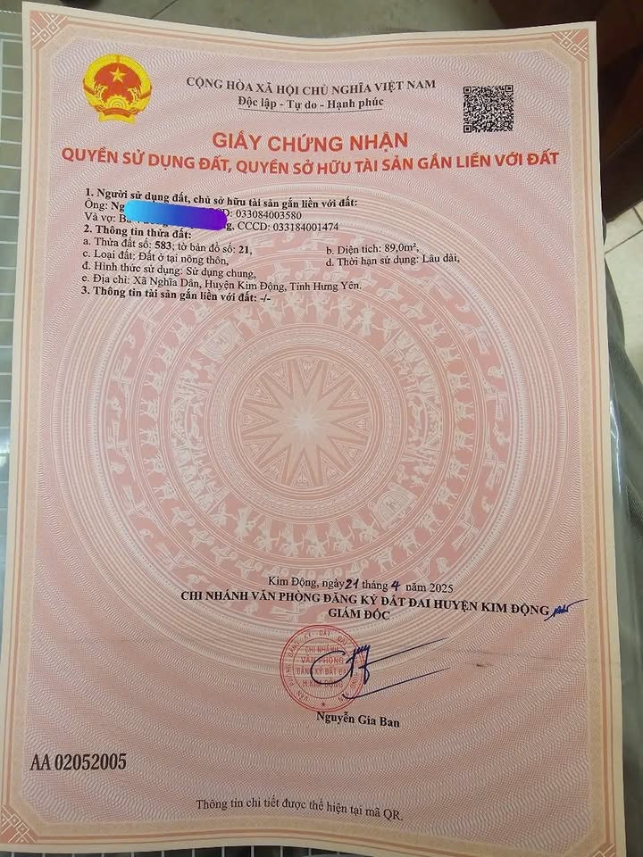 Đất nền Trương Xá, Kim Động 89m² - Sổ đỏ chính chủ, Ô tô tránh nhau!