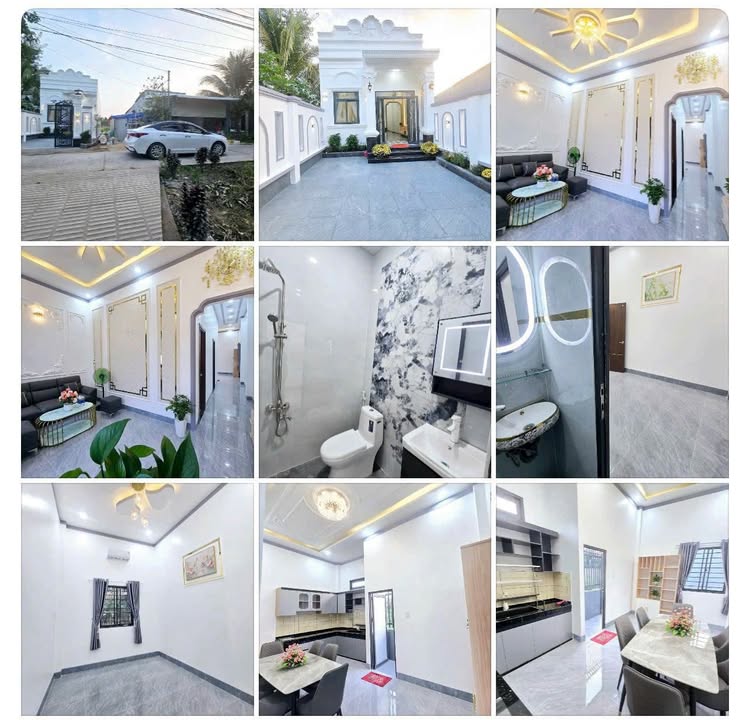 Bán nhà Tân cổ điển Hữu Định Châu Thành 100m² - Sẵn sàng ở ngay!