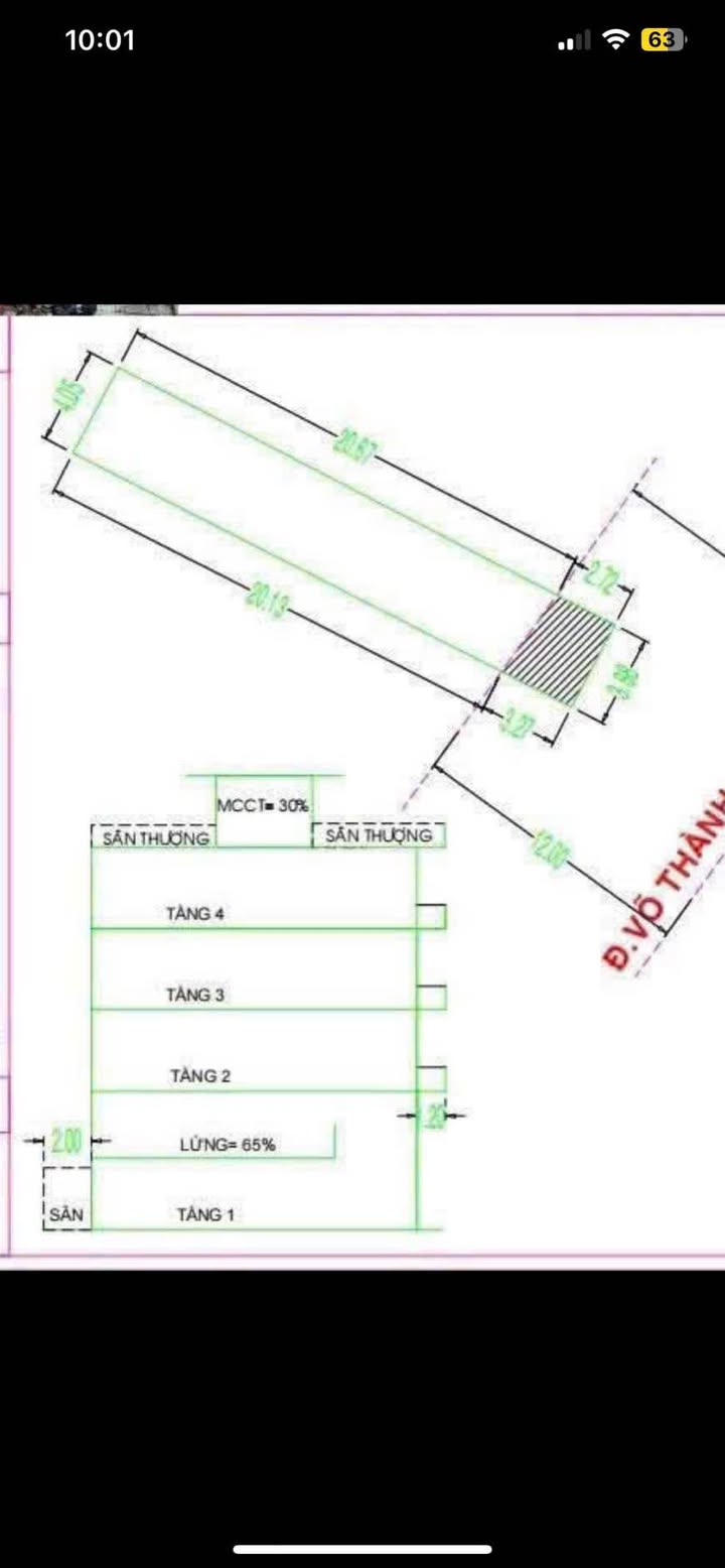 Nhà Mặt Tiền Võ Thành Trang, Tân Bình - Kinh doanh 12.9 Tỷ