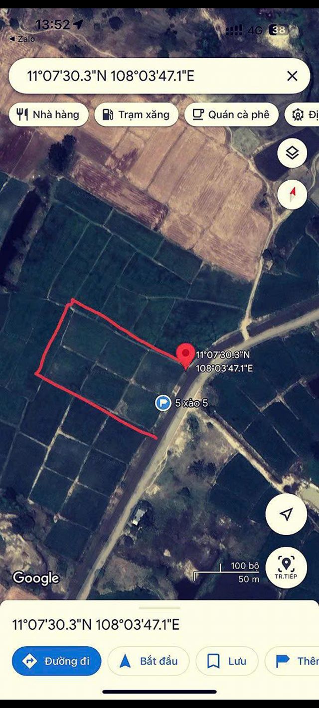 Đất Nền Xã Hàm Phú 5500m² - Mặt Tiền Bêtông, Đường To Ô Tô