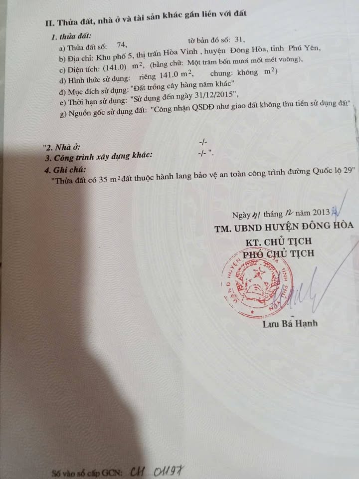 Đất nền Đông Hòa 143m² - Vị trí đẹp, Sổ hồng sẵn!