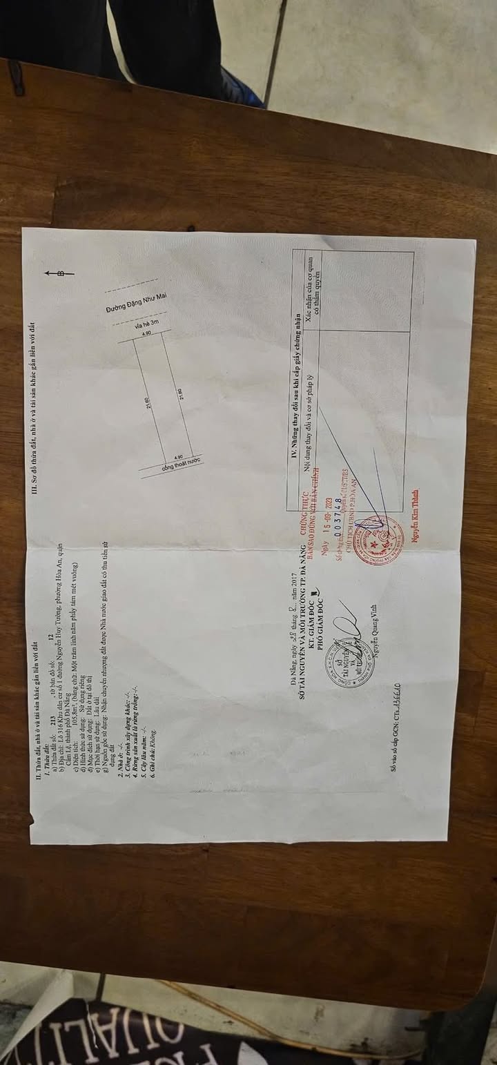 Bán Đất Mặt Tiền Đặng Như Mai, Liên Chiểu, Đà Nẵng - 212m² Hướng Đông, Giá Tốt