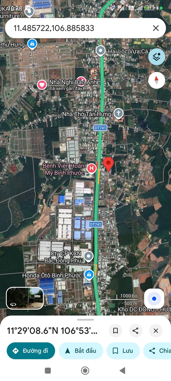 Đất Nền 490m² Sổ Đỏ Tại Chơn Thành, Bình Phước - 1.4 Tỷ