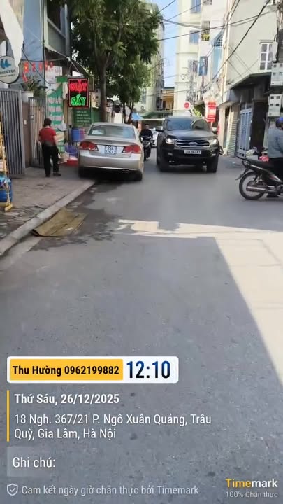 Cho thuê nhà mặt phố Cửu Việt 1, Văn Giang - Kinh doanh sầm uất 40m²