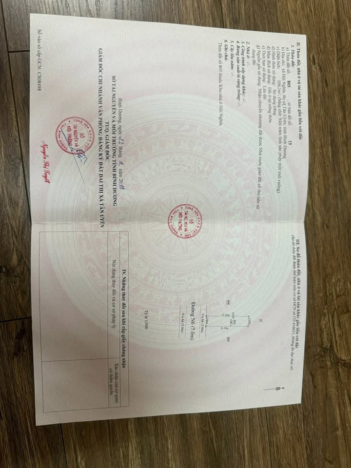 Đất nền 100m² khu Nhà ở Hội Nghĩa, Tân Uyên - Sổ hồng sẵn sang