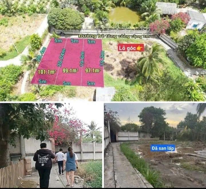 Đất nền Bình Tịnh, Tân Trụ 95m² chỉ 290 triệu - Sổ đỏ chính chủ!